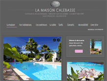Tablet Screenshot of lamaisoncalebasse.com